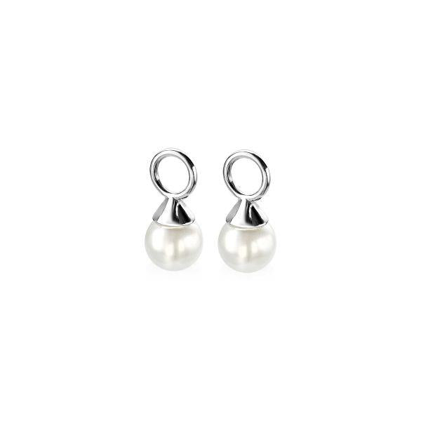 ZINZI parel oorhangers ZICH1749W