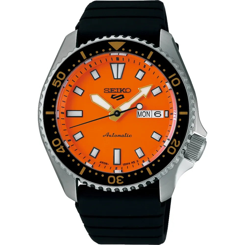 Seiko 5 Sports SRPL89K1 SKX Redux 'Daichi Orange' Horloge