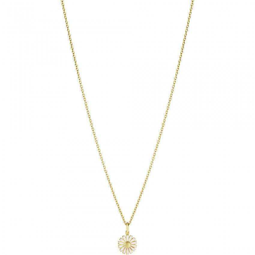 18 ct Gold plated collier met Daisy hanger 20001717