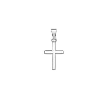 Gerhodineerd Zilveren Kruis Hanger – Tijdloos & Betekenisvol