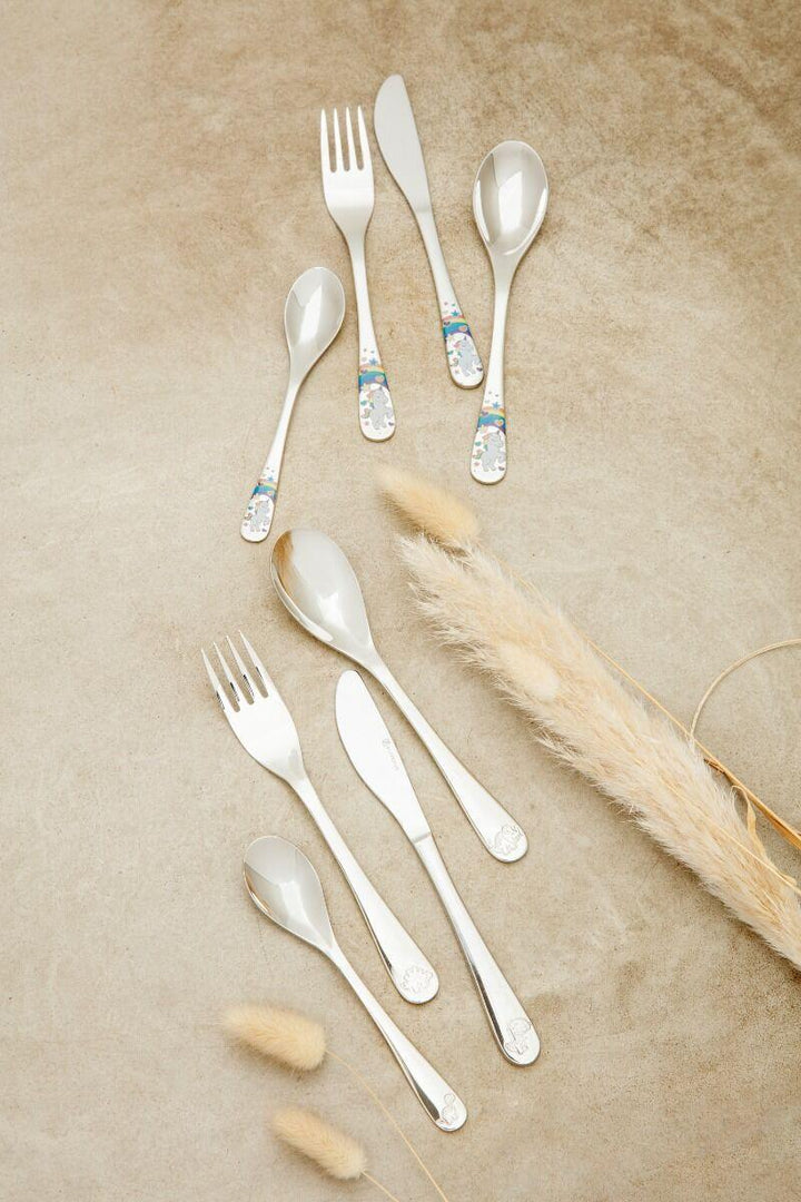 Kinderbestek Unicorn, 4-delig, RVS 4260070