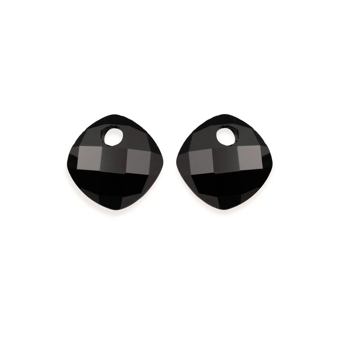 Earstones | Cushion Cut - Onyx EAGEM07-CC
