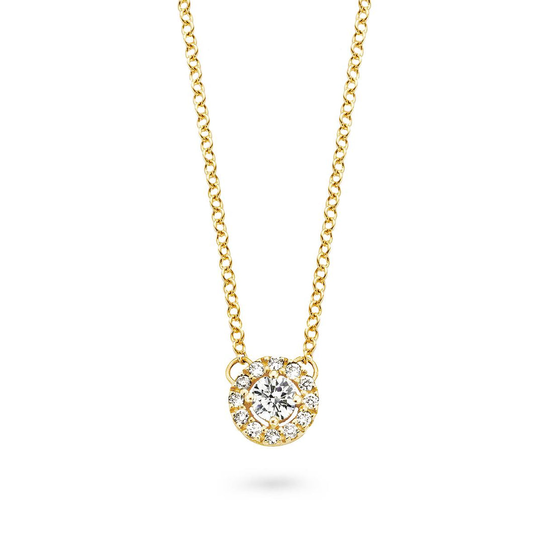 **Salina Halsketting in 18 Karaat Geelgoud met Diamanten – 051157A**