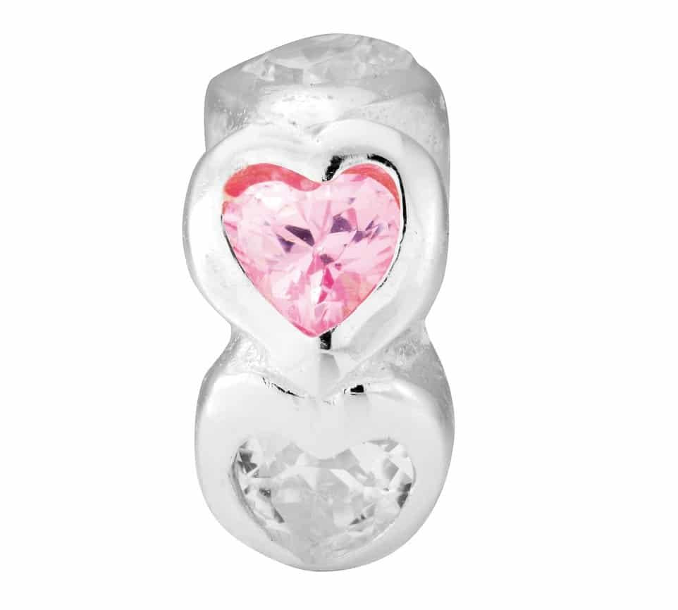 tedora bellini bedel zilver hart rose 564.408