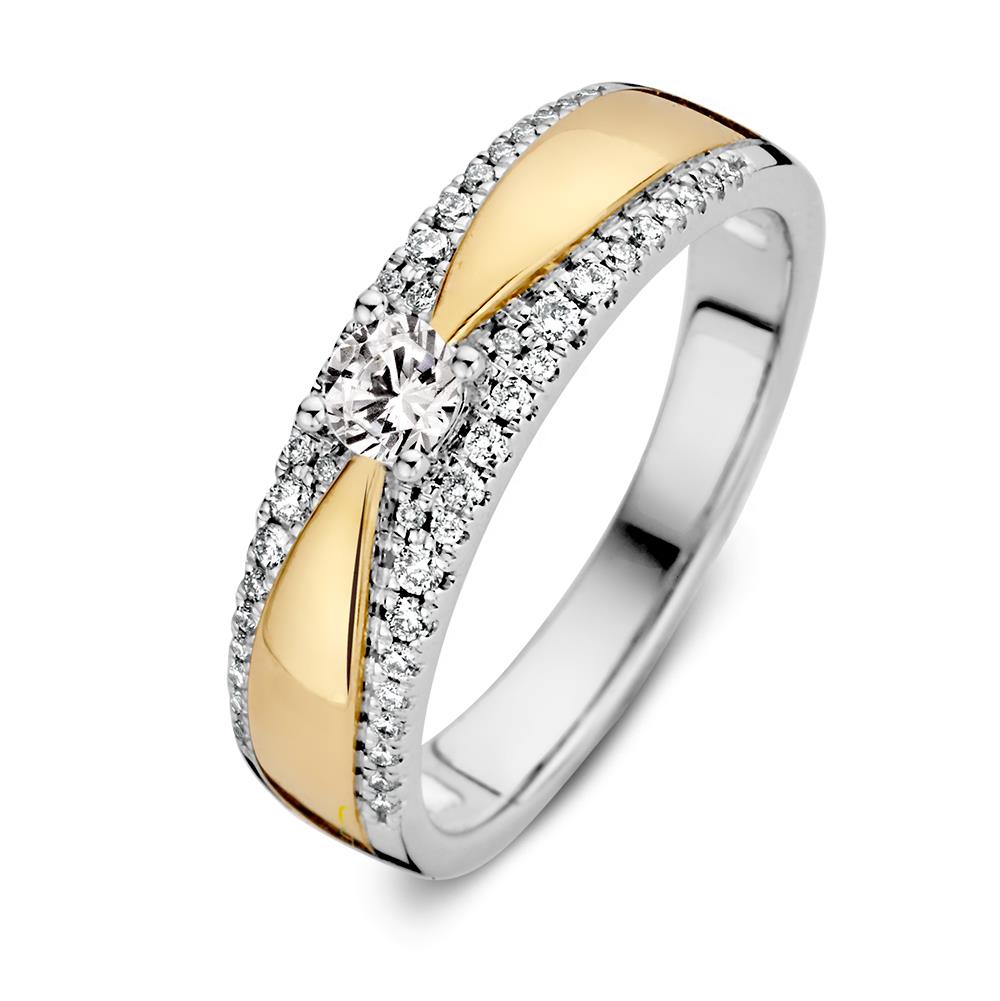 Ring bicolor briljant 0.40 crt RG417082