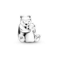 PANDORA 790032C01 BEDEL HUGGING POLAR BEARS ZILVER-EMAILLE.