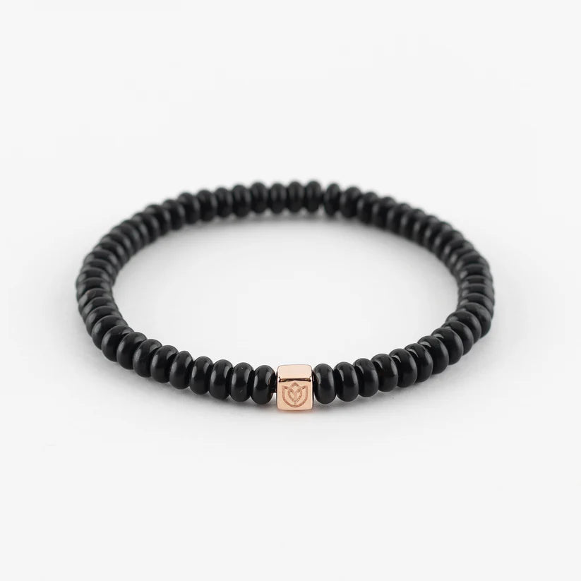 Y&G bracelet onyx 14 kt men 8013M-Y