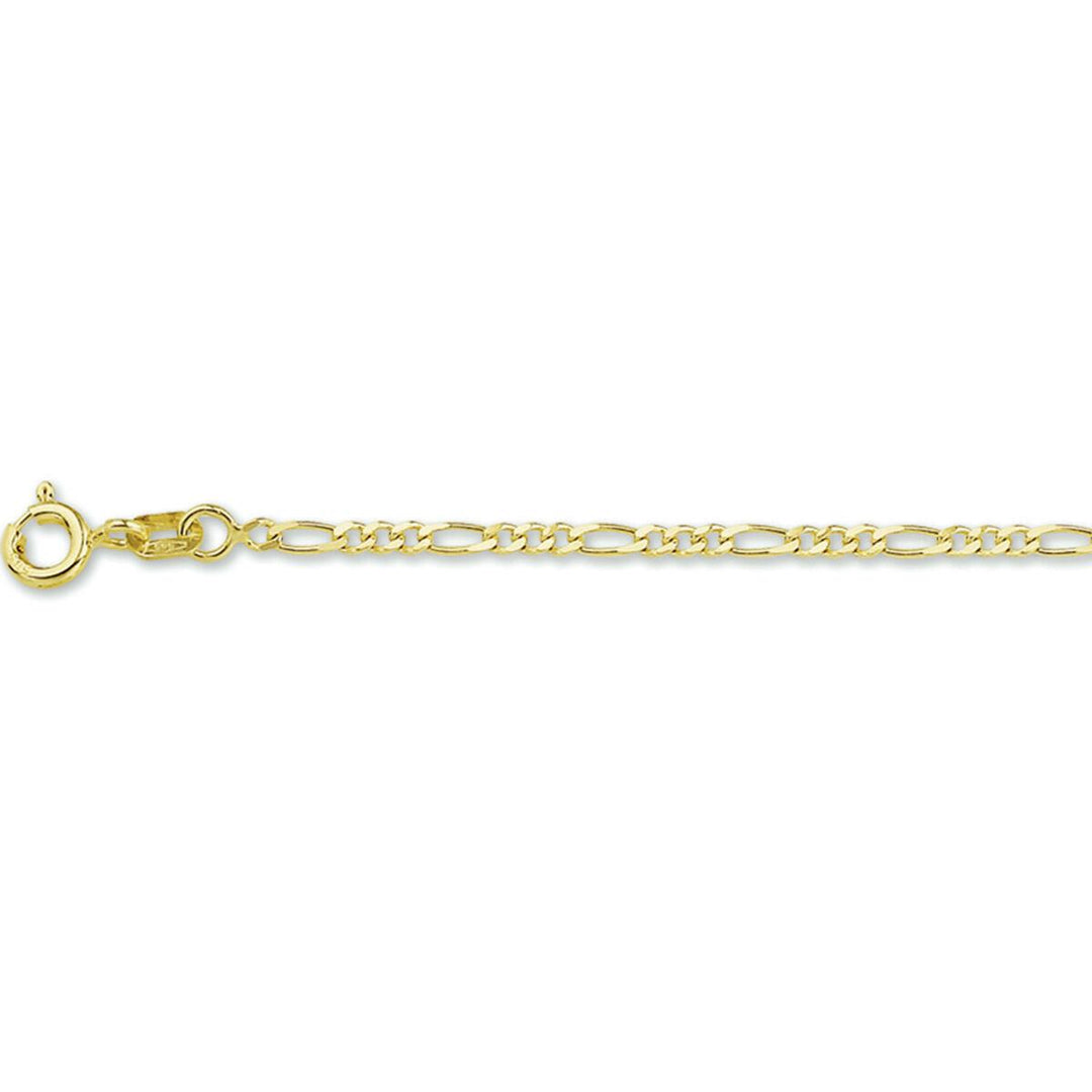 14 Karaat Geelgouden Figaro Collier – 1,8 mm – 42 cm