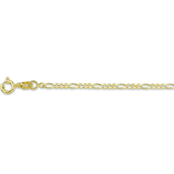 14 Karaat Geelgouden Figaro Collier – 1,8 mm – 42 cm