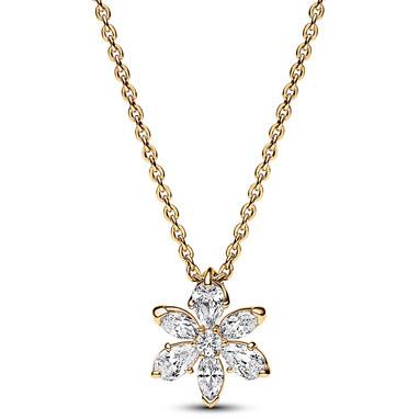 Pandora ketting 14k Gold-plated met zirkonia 362387C01