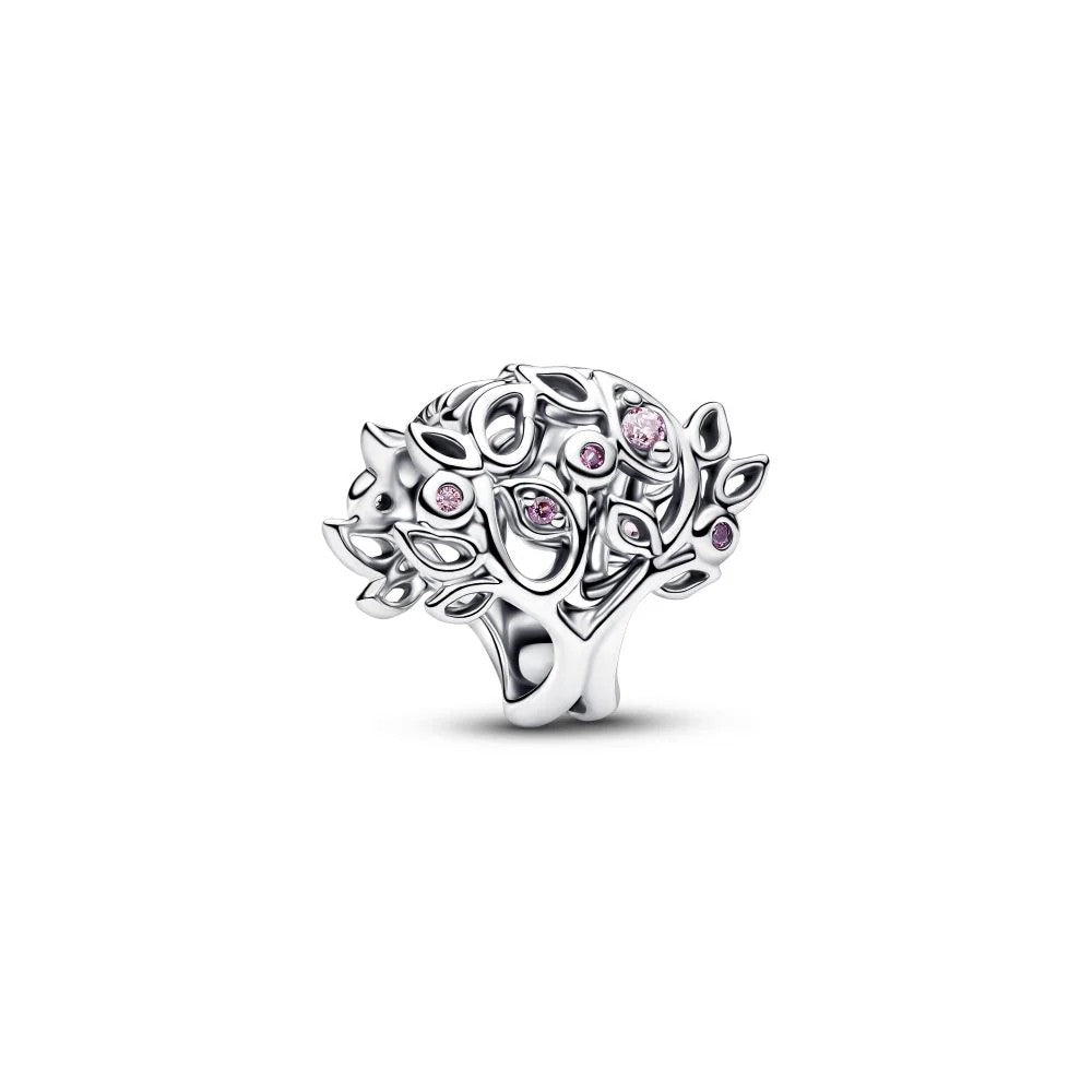 Pandora Moments Levensboom Bedel met Roze Kristallen 794486C01
