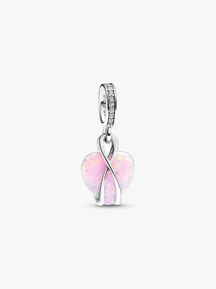 Pandora Mum Opalescent Heart Dangle Charm 793202C01
