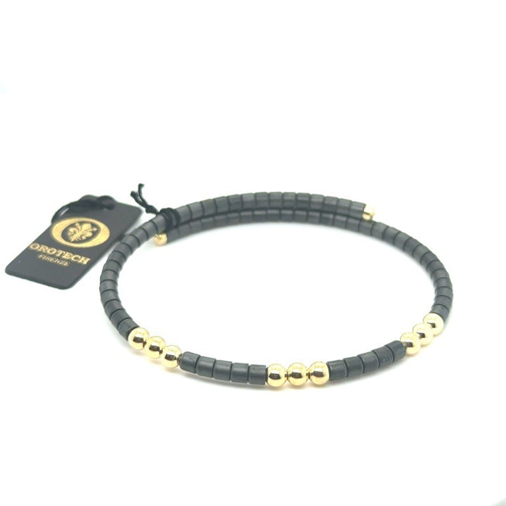 18kt Orotech Bracelet Zwart Ceramic B10-119SY
