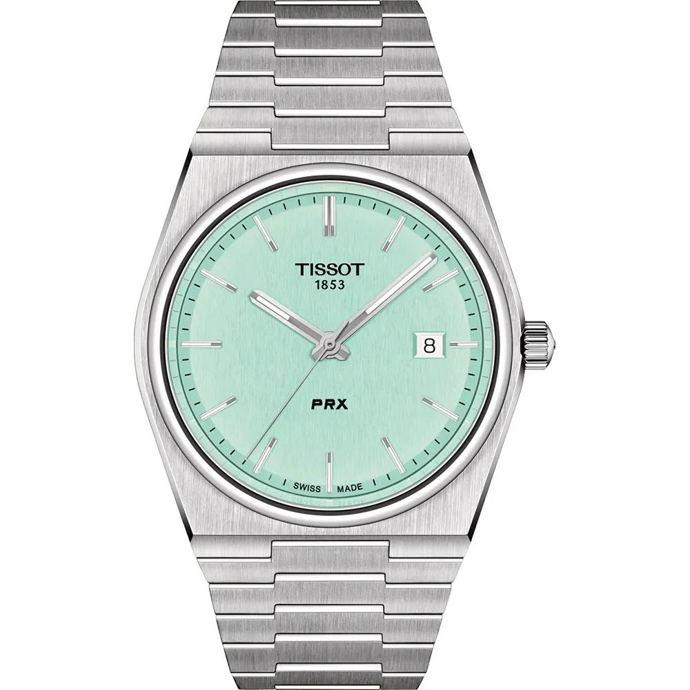 Tissot PRX Quartz Blauwgroen 40 mm Herenhorloge – T137.410.11.091.01