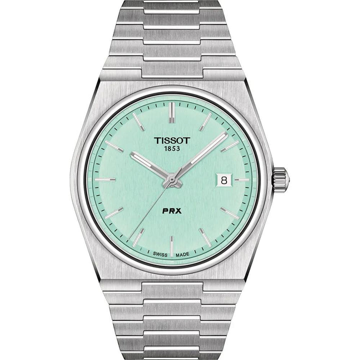Tissot PRX Quartz Blauwgroen 40 mm Herenhorloge – T137.410.11.091.01