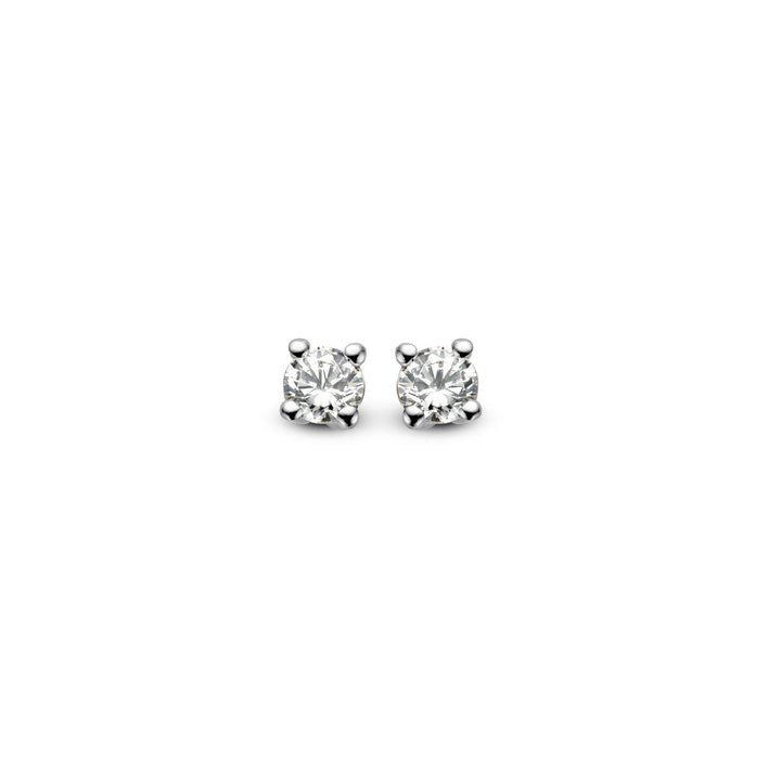 18 kt witgouden diamant oorsteers 93EK27/A