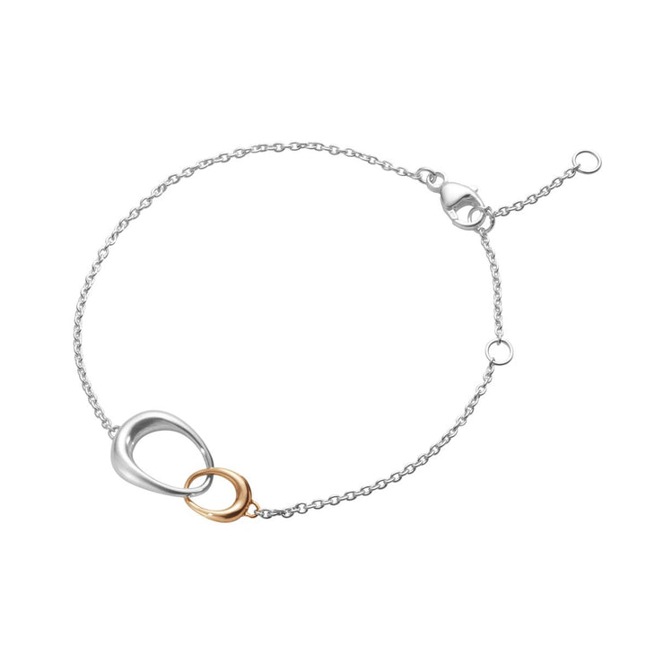 Georg Jensen Offspring armband met roségouden element 10012371
