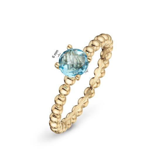 14 kt Ring - Elements Of Love ring Topaas