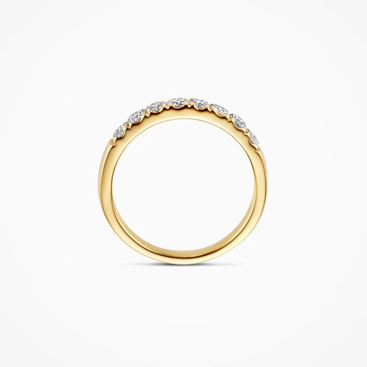 14k Geelgoud Lab diamonds ring LG1015Y