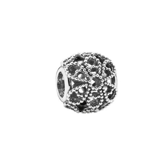 Pandora 791282 Opengewerkte Bedel zilver Rozen 791282