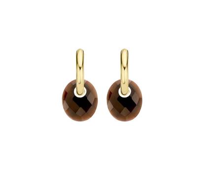 Oorbedels 800SMQM - Smokey Quartz