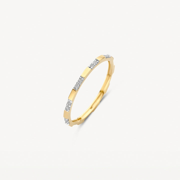 14 kt Ring 1260YZI - 14k Geelgoud met Zirkonia