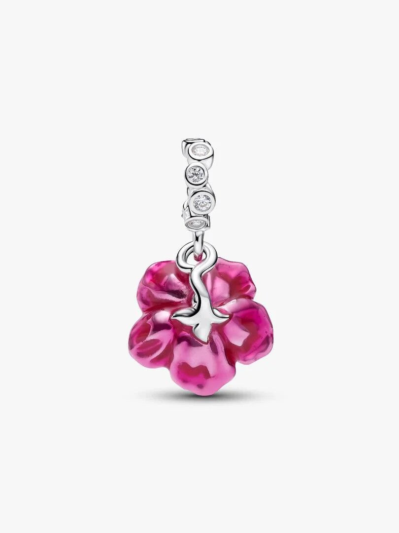 Pandora Hibiscus Dangle Charm 794698C01