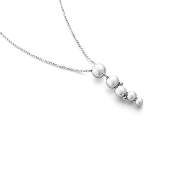 Georg Jensen zilveren Moonlight Grapes ketting 20000662
