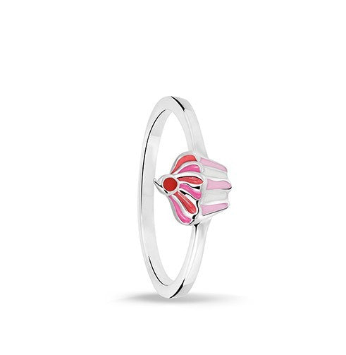 Bellini zilver ring em cupcake wi/rose/roo 579.010