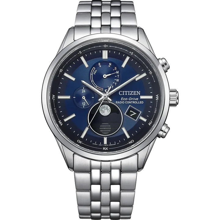Citizen Radio Controlled Moonphase BY1030-50L Solar heren horloge 42 mm