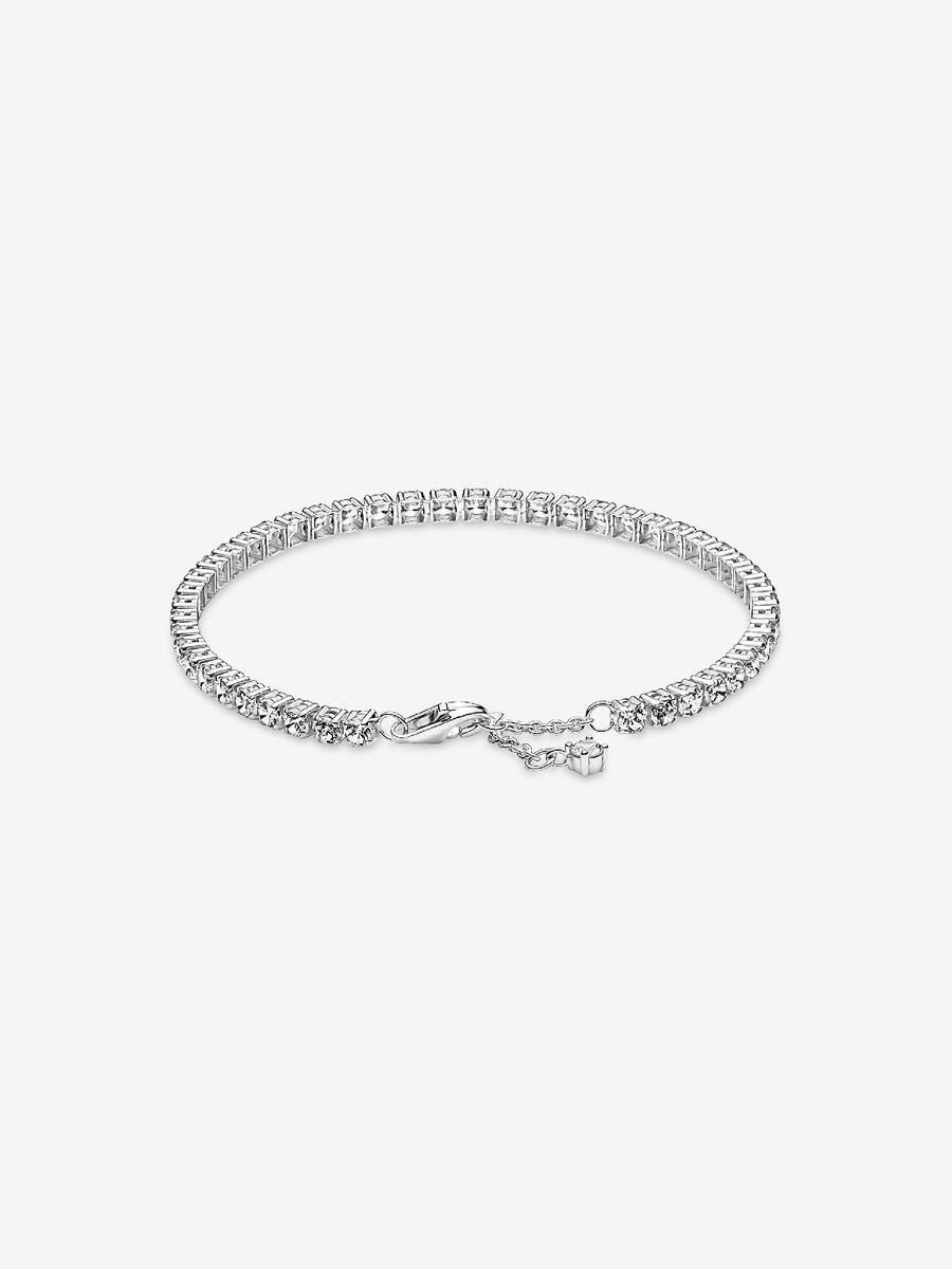 Pandora Sterling silver bracelet cubic zirkonia  591469C01-18