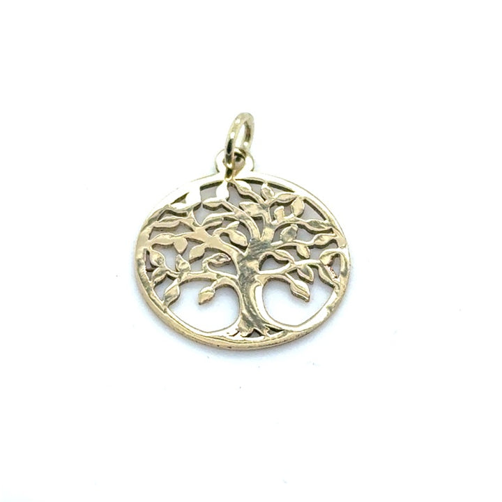 14 kt hanger Levensboom opengewerkt