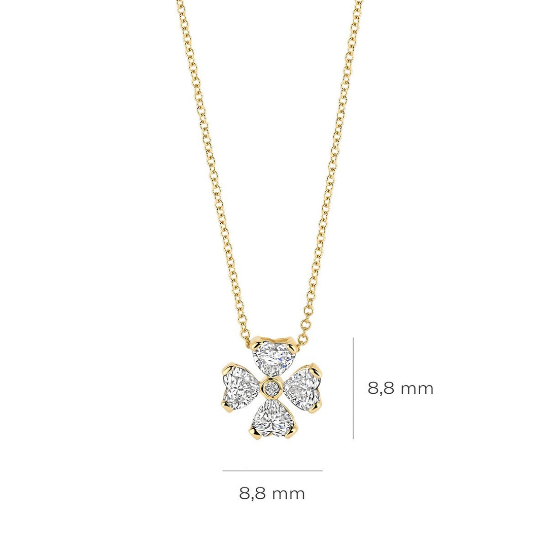 Lab diamonds collier LG3017Y - 14k Geelgoudå