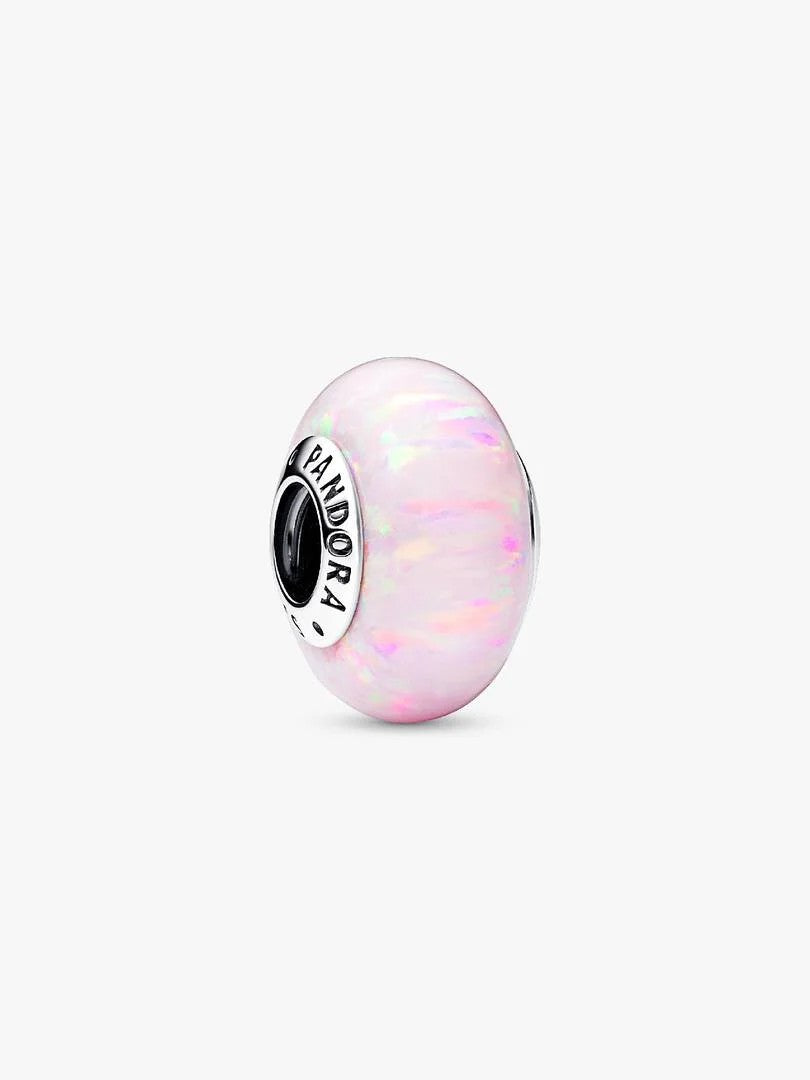 Pandora Bedel Silver Opaalroze Charm 791691C03