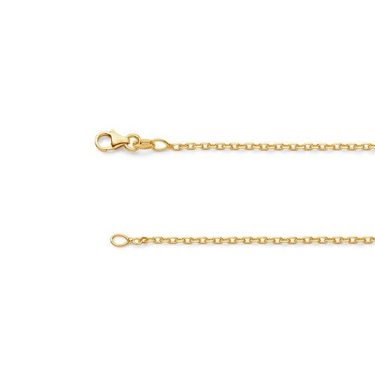 14 kt Gouden Anker Collier – 1,6 mm – 60 cm