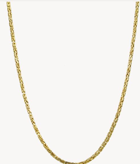 14 kt Koningsschakel collier 70 cm 1.9 mm