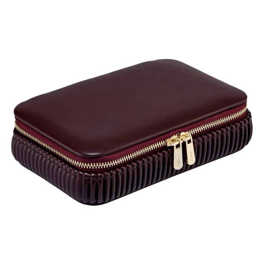 WOLF 1834 Bella Zip Case bordeaux sieradenetui 781326