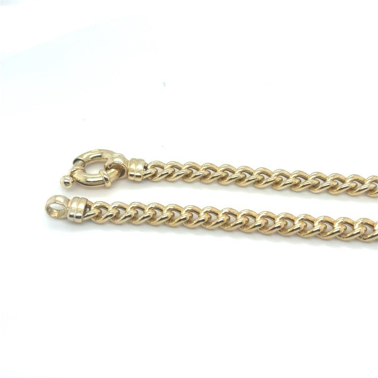 14 kt Geelgouden Gourmet armband 5,3 mm
