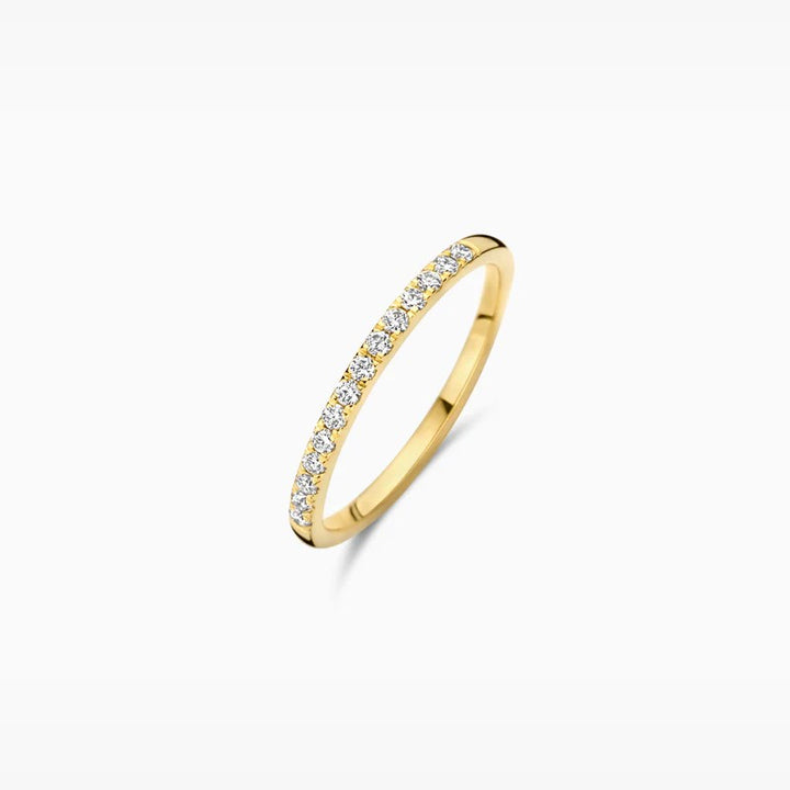 14 kt Geelgouden Ring met Lab Grown Diamant 0,21 ct - LG1012Y