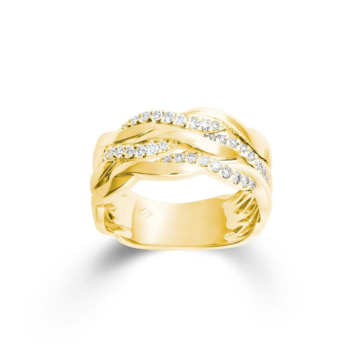 14 Karaat Geelgouden Ring met 0,31 ct Briljant K13531G