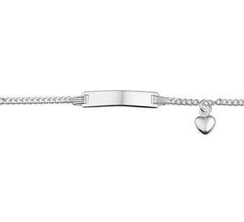 zilveren graveerplaat armband 11-13cm 13.27375