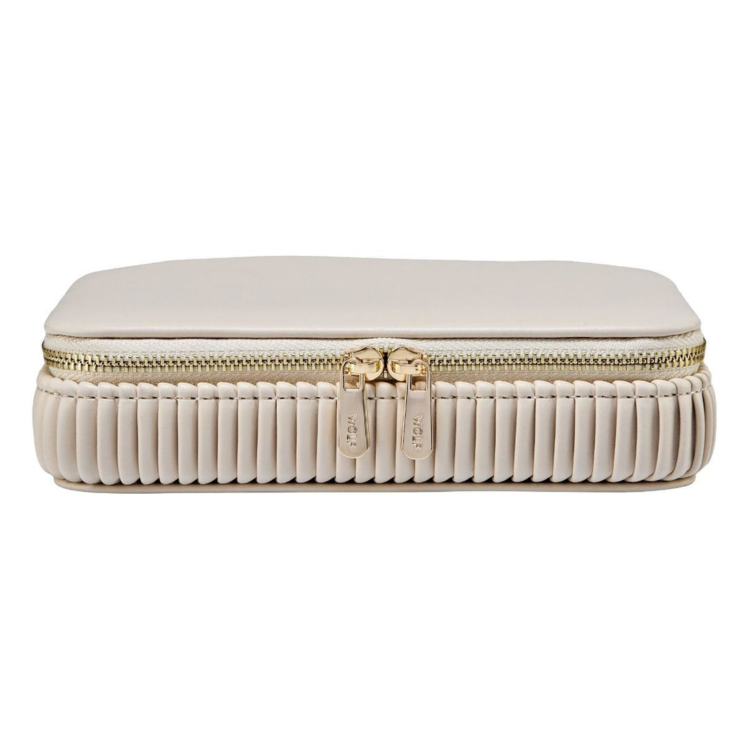 WOLF 1834 Bella Zip Case Bone sieradenetui – 781353