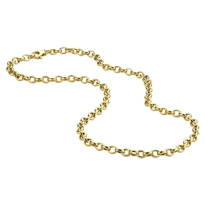 14 karaat gouden jasseron collier 3,5 mm – 50 cm