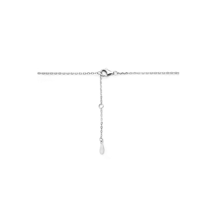 Zilveren Infinity Collier met Hartje en Zirkonia
