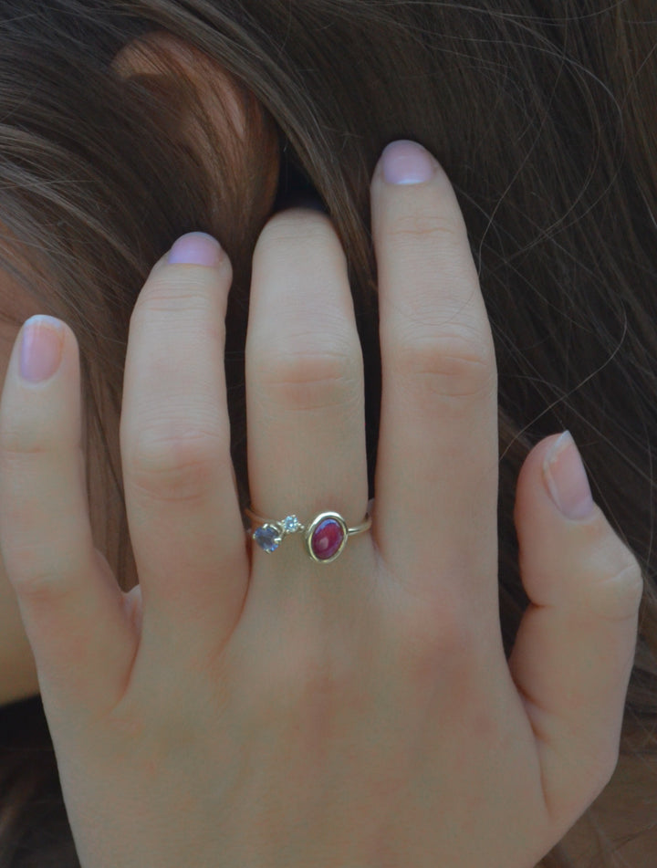 Goudsmid Vera 14 karaats geelgouden ring Tess