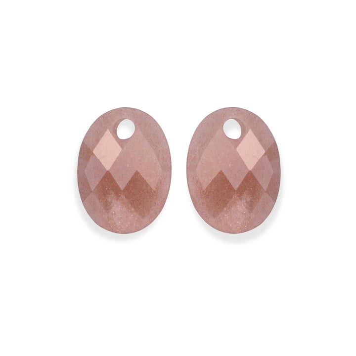 Earstones | Cushion Cut Sunstone EAGEM58-MO