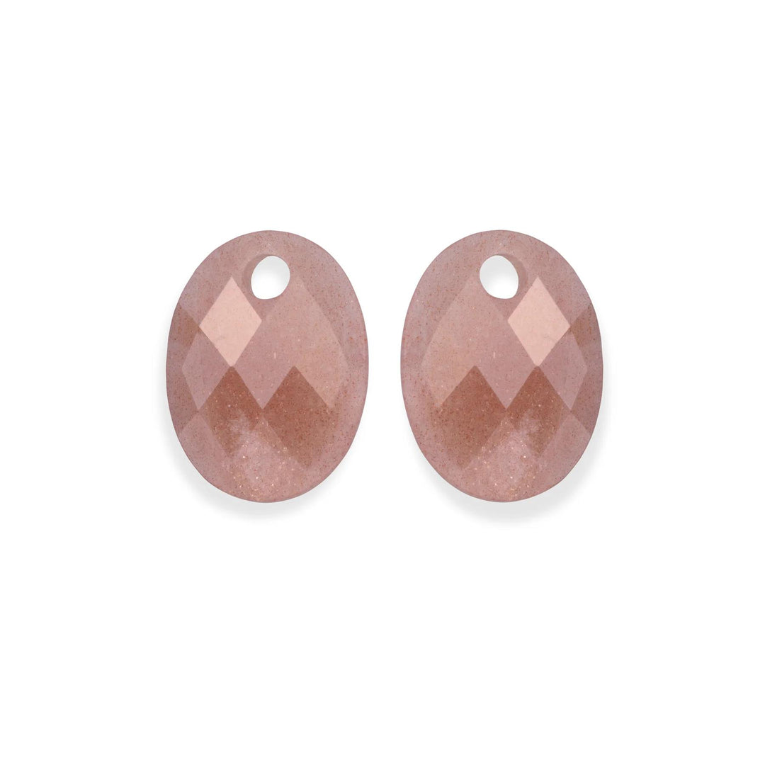 Earstones | Cushion Cut Sunstone EAGEM58-MO