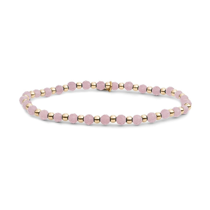 Sparkling Jewels Interstellar Armband Pink Opalite – Gold – 3 mm – SBG-GEM66-3MM-MIX