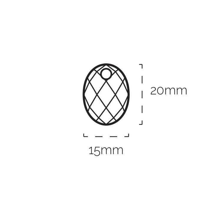 Pendant Gemstone | Medium Oval Sunstone PENGEM58-MO