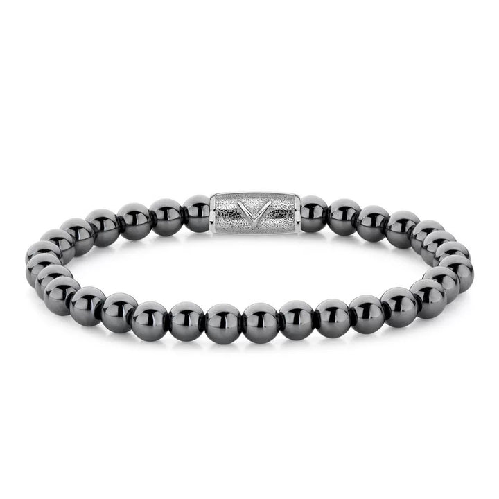 Rebel and Rose Grey Silver Shine DV RR-6DV02-S-L Armband 19cm
